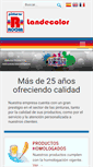 Mobile Screenshot of landecolor.com